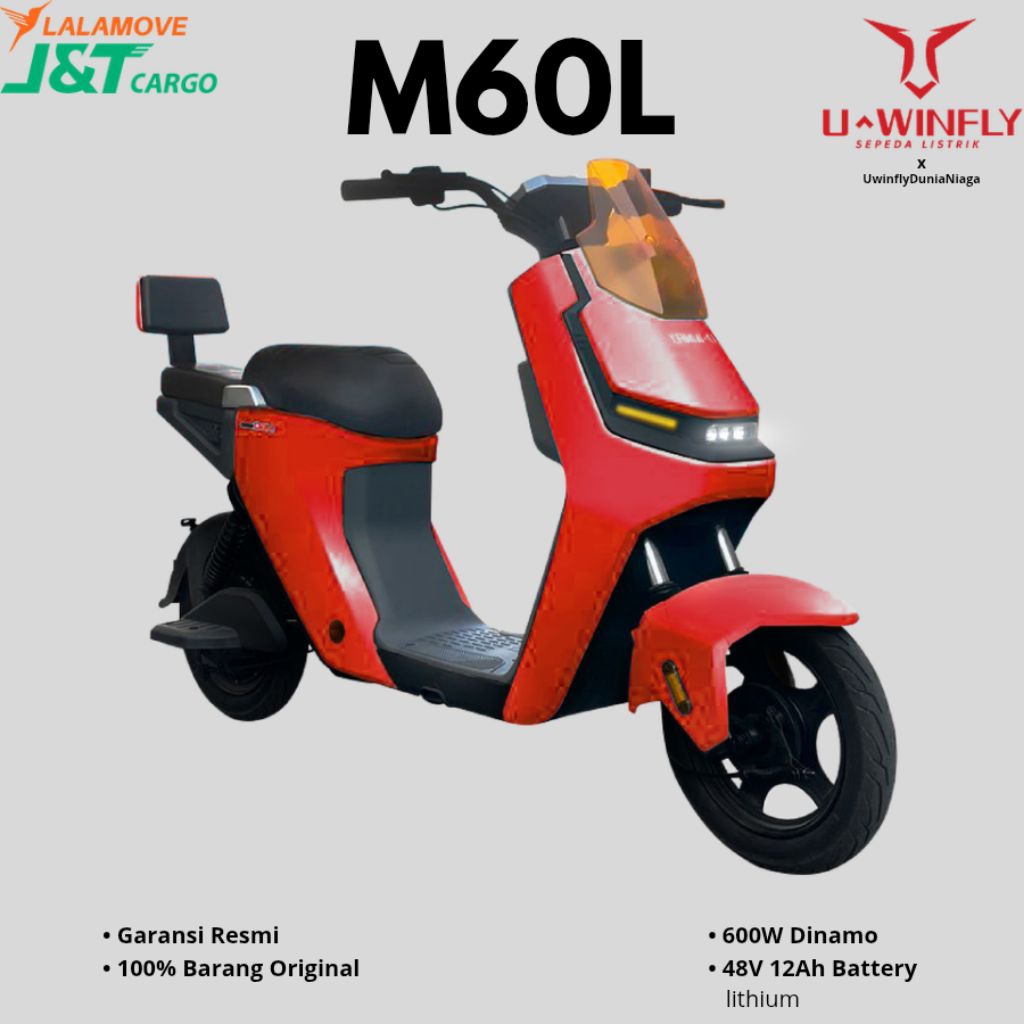 Sepeda Listrik Uwinfly M60L 600W -Bergaransi Resmi Uwinfly Indonesia