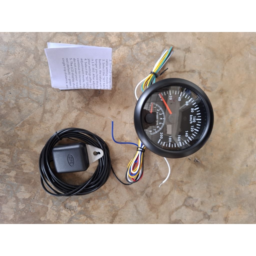 SPEDOMETER GPS V2 ODOMETER RPM KECEPATAN