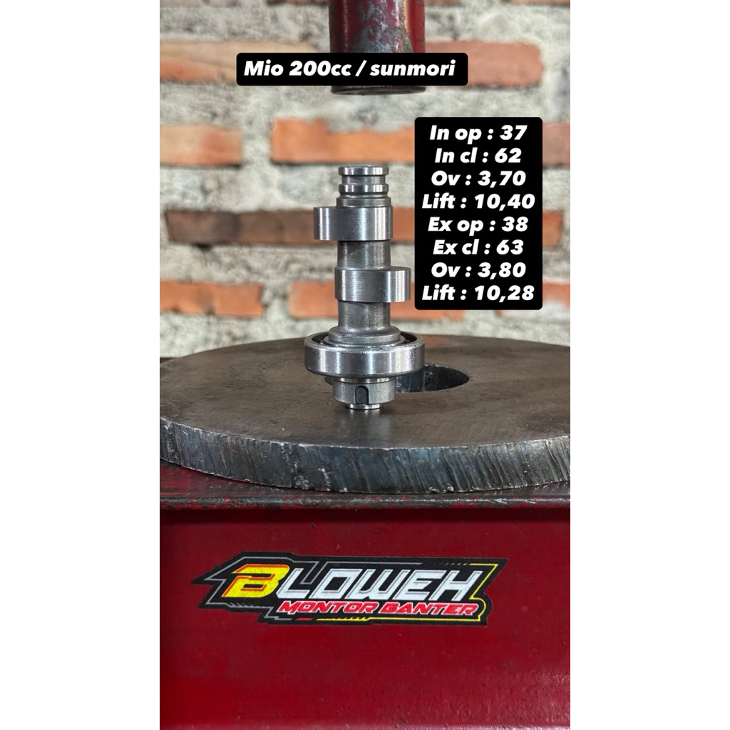 noken as mio 200cc / sunmori 200cc kompetisi rra blade in in