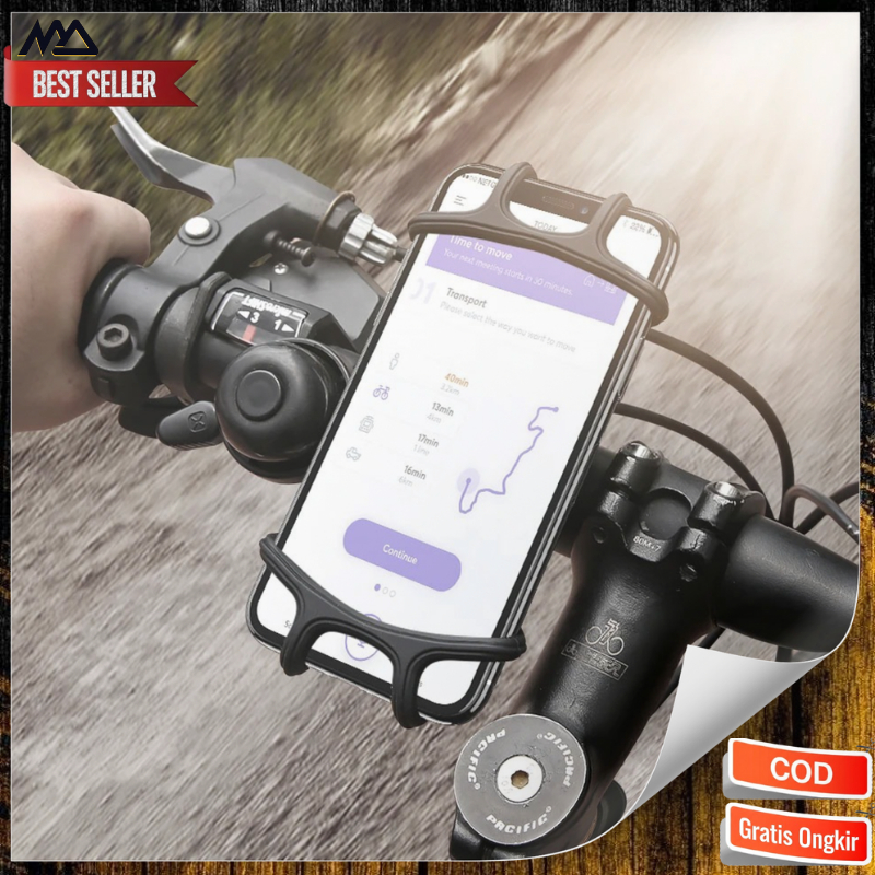 Holder HP Sepeda / Bike Smartphone Holder Sepeda Universal Bicycle / Stand HP Sepeda
