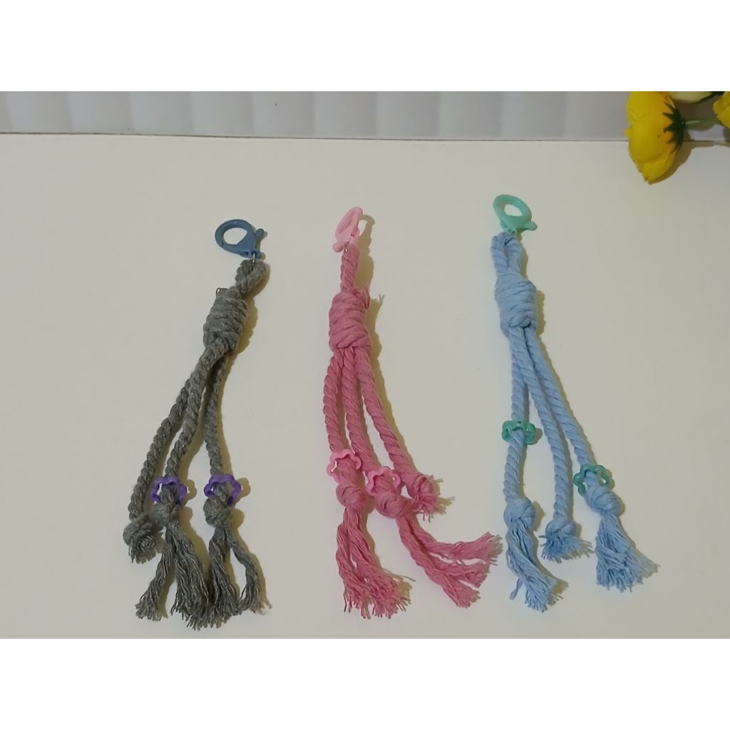 Bagcharm tali macrame