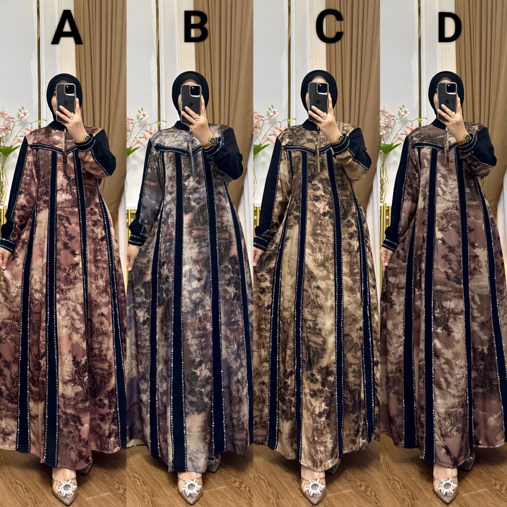 gamis bordir terbaru by ELKA exclusive