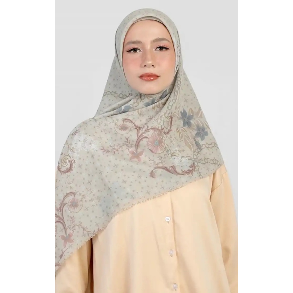 PURU KAMBERA OFFICIAL - Calla - Carole Scarf / Hijab Motif Segi Empat