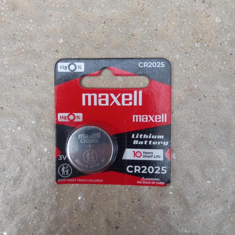 Baterai MAXELL CR2025 CR 2025 Lithium Original Japan | Baterai Jam Tangan Kalkulator Remote