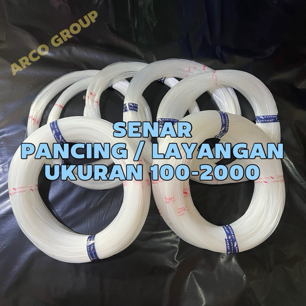 SENAR PANCING / LAYANGAN CAP IKAN KAKAP UKURAN 100-2000