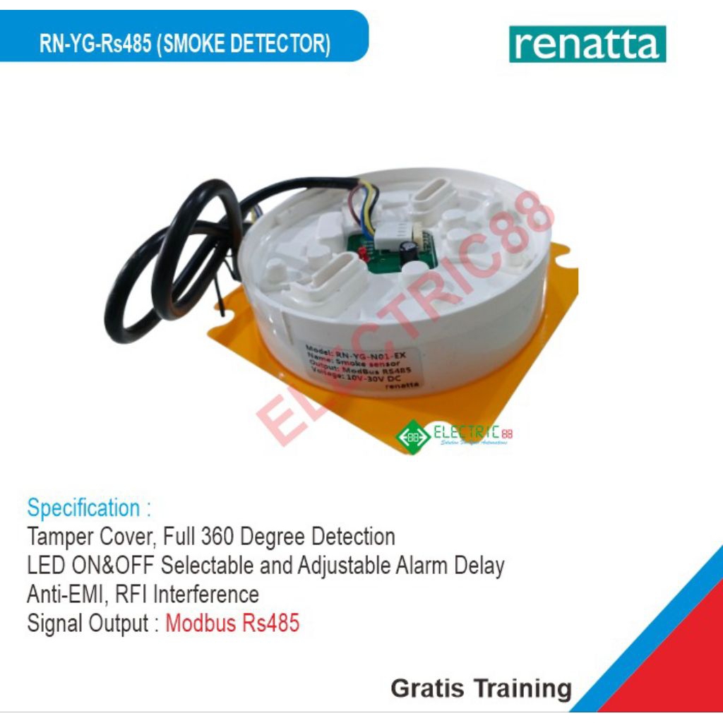 Renatta Smoke Detector Modbus Rs485