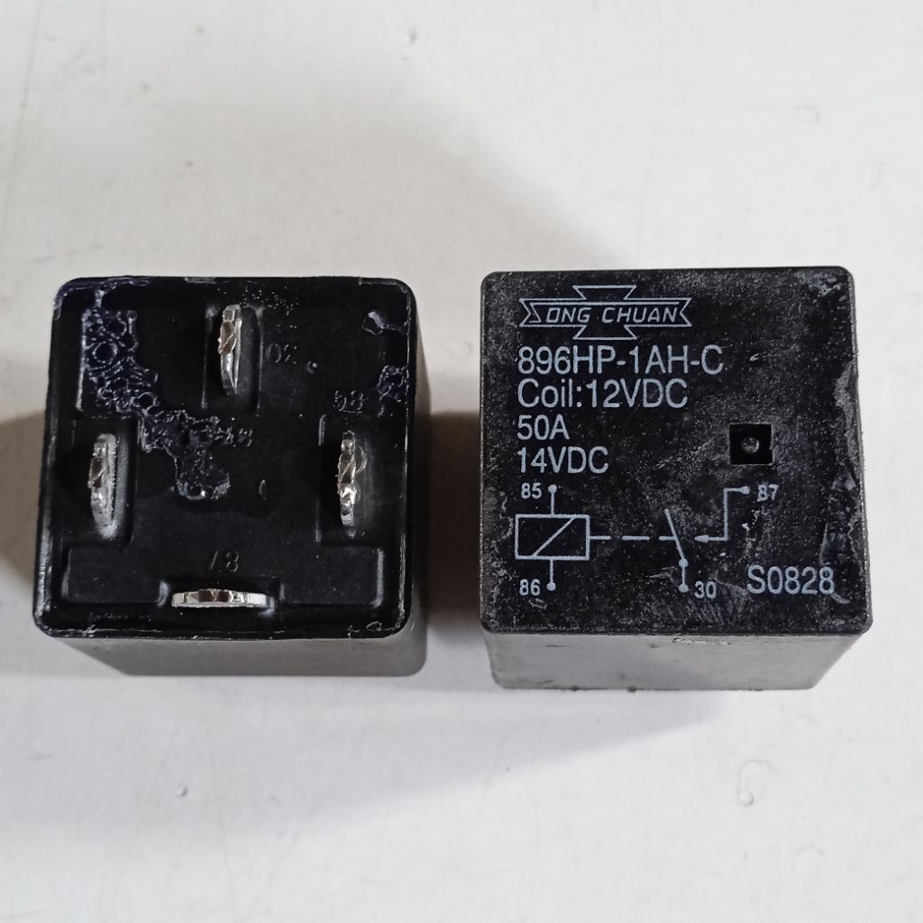 Relay SONG CHUAN 12V 50A 4 Pin Harga 1 Pcs