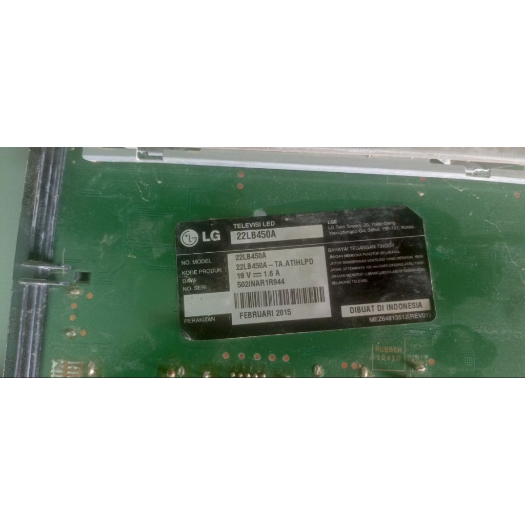 mainboard tv lg22LB450A