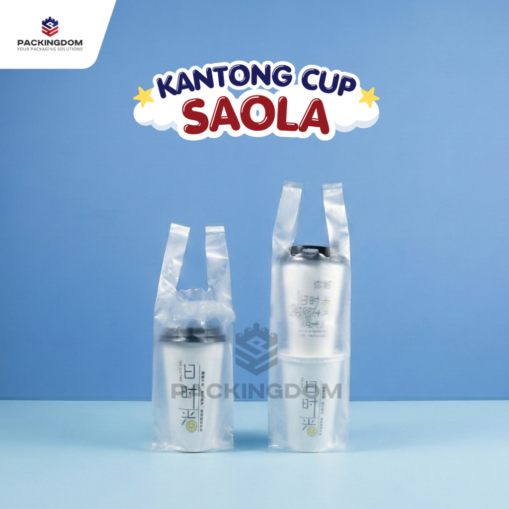 Kantong Kresek 1 Cup Merk Saola Warna - Bening - Kantong Kresek 2 Cup Merk Saola Warna - Bening Take