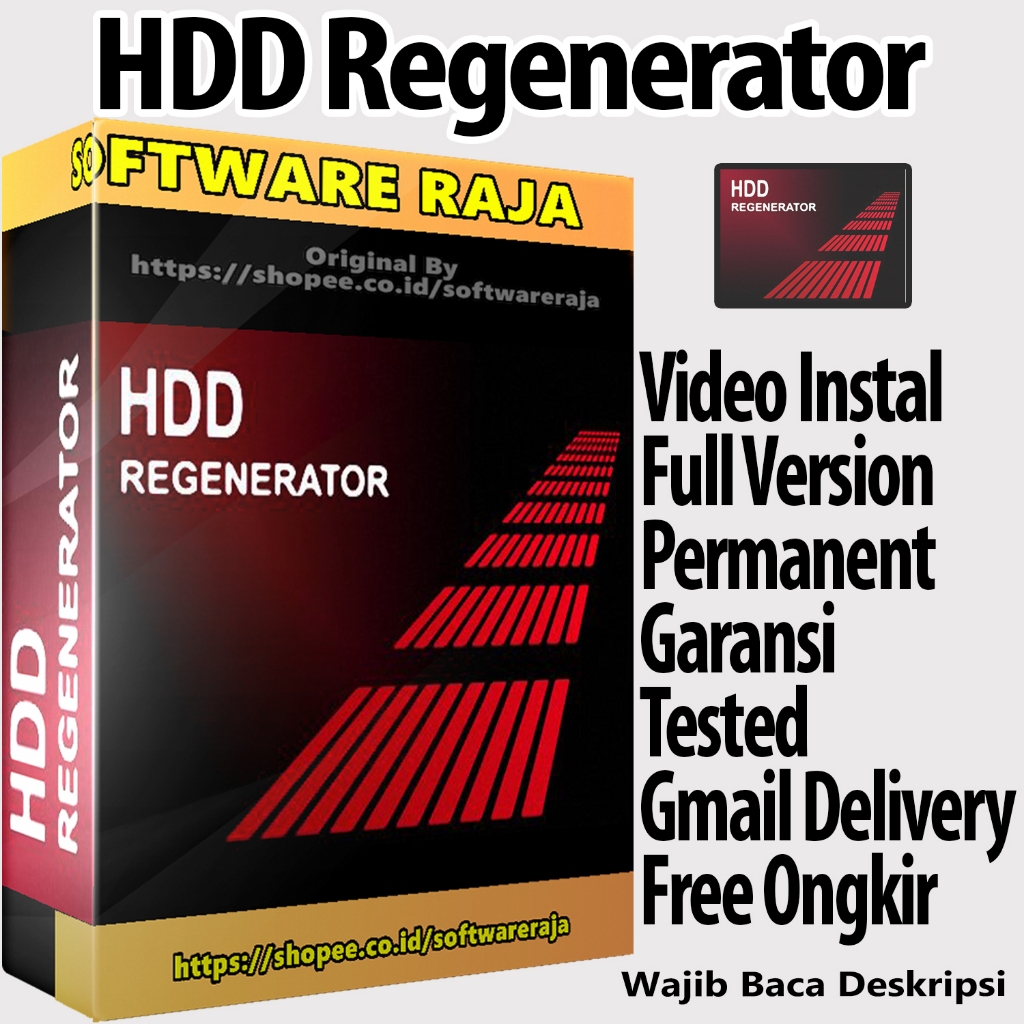HDD Regenerator v20.24.0.0 Software PC WIN 10&11 64Bit