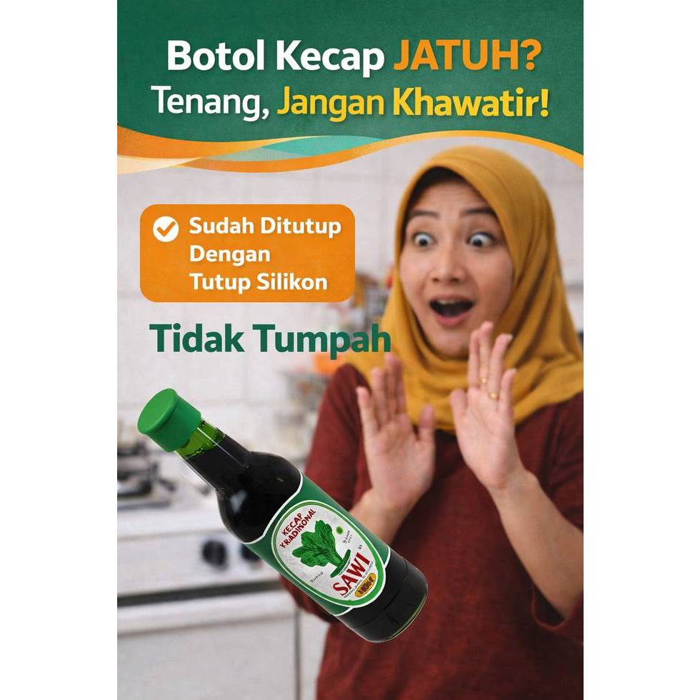 Tutup Botol Kecap  Bahan Silikon Food Grade Anti Bocor