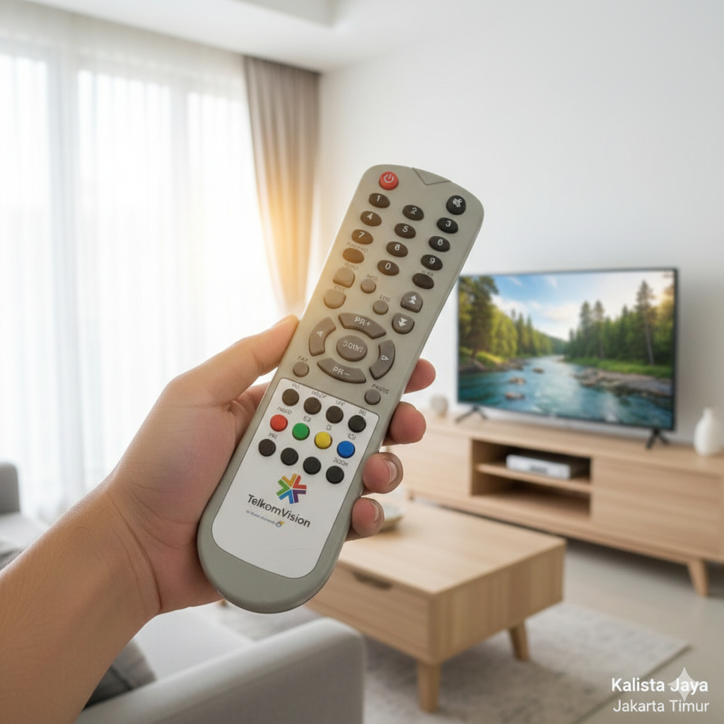 REMOTE RECEIVER PARABOLA TELKOMVISION ORIGINAL ASLI