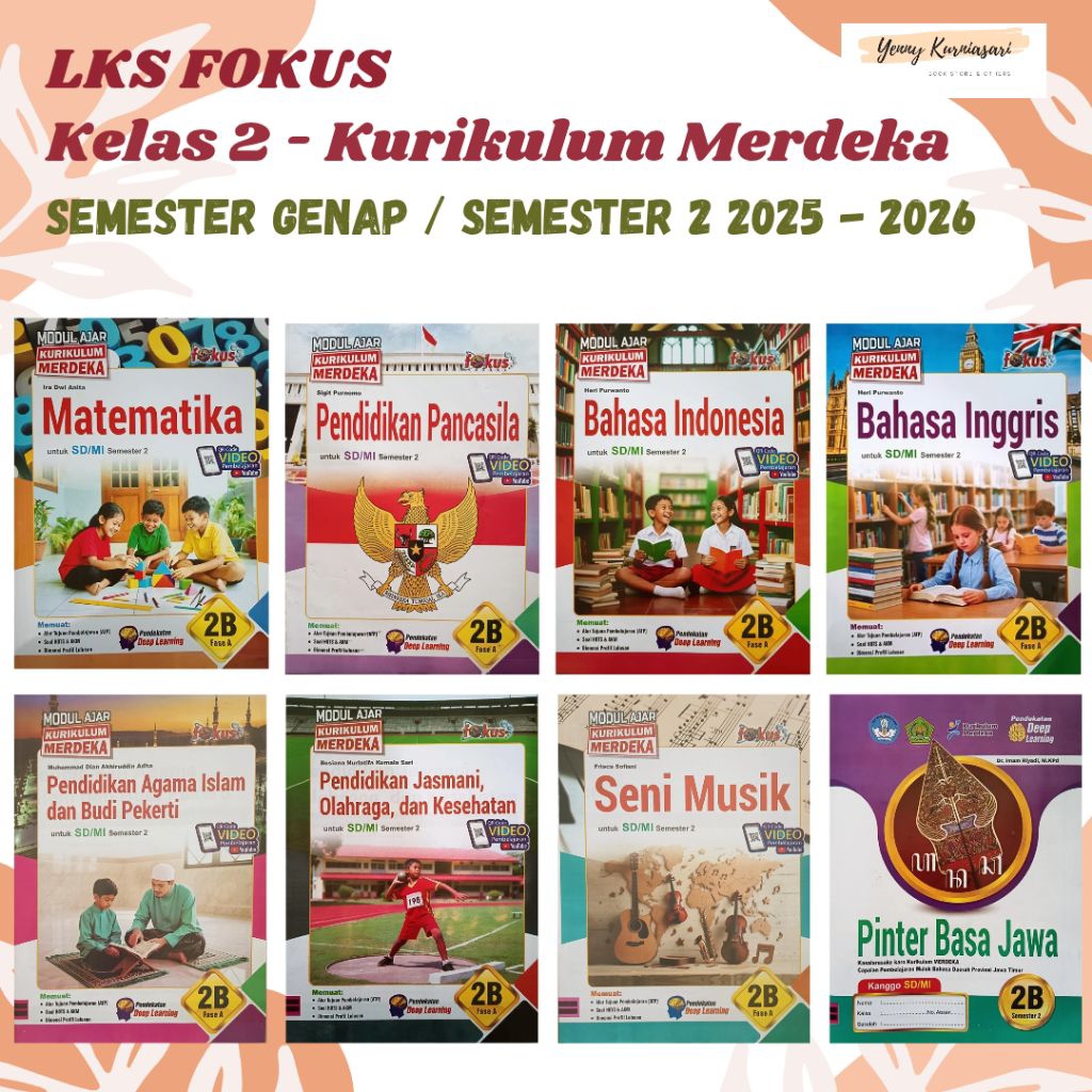LKS Fokus Kurikulum Merdeka Kelas 2 SD