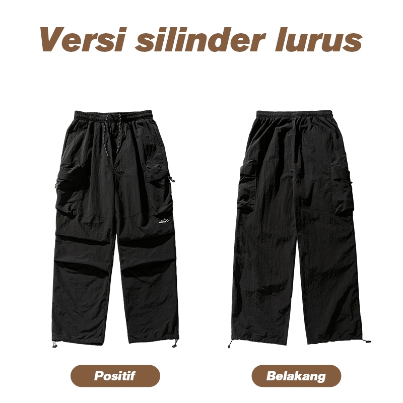 COD Celana Cargo Pria celana kargo celana cargo panjang pria Korean Stlye cargo cowok oversize