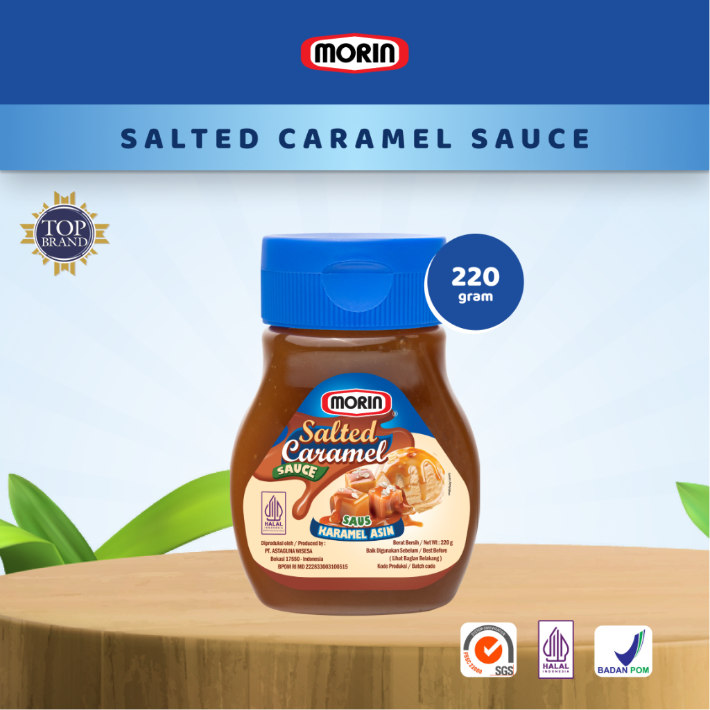 Morin Topping Salted Caramel 220 Gr