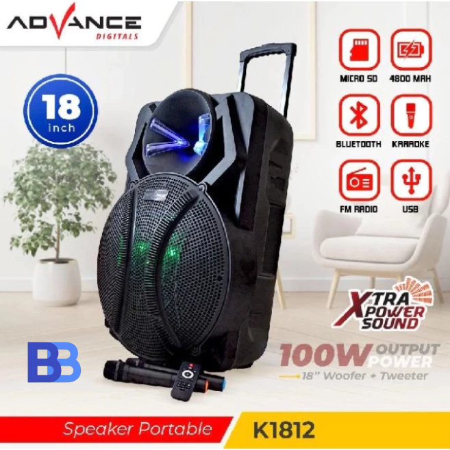 ADVANCE PROFESIONAL SPEAKER 18 INCH K-1812