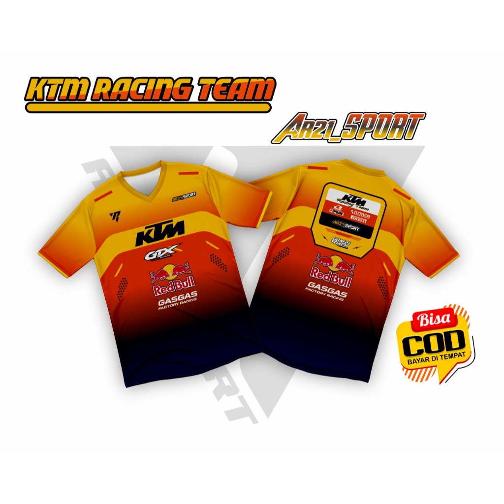 Ar21sport Jersey KTM Racing Team fullprinting | GTX Grasstrack trabas Redbull Gas gas