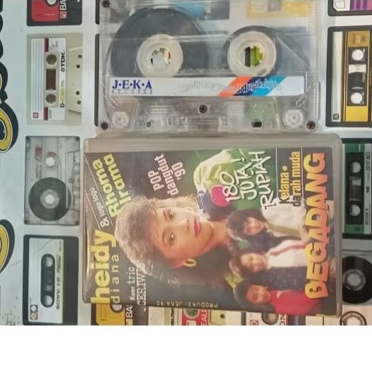 KASET PITA HEIDY DIANA JK RECORDS LAGU LAGU RHOMA IRAMA