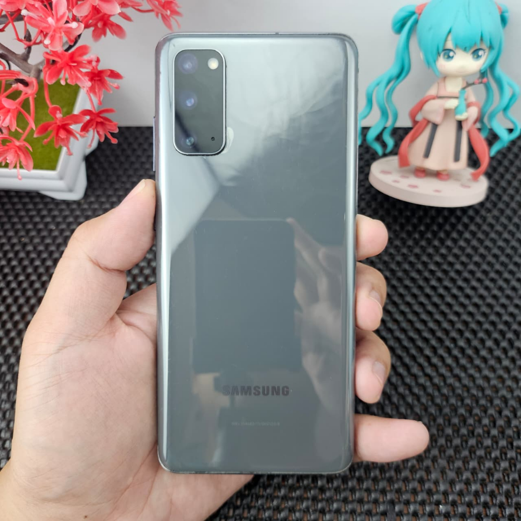 Samsung S20 8/128 Resmi SEIN Full Original Bekas Second Siap Pakai Fungsi Normal LCD garis banyak