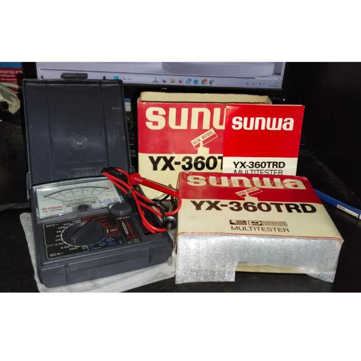 Multitester Analog YX-360TRD SUNWAI Ukur Tegangan Arus Resistansi Kapasitansi 160x128x41mm