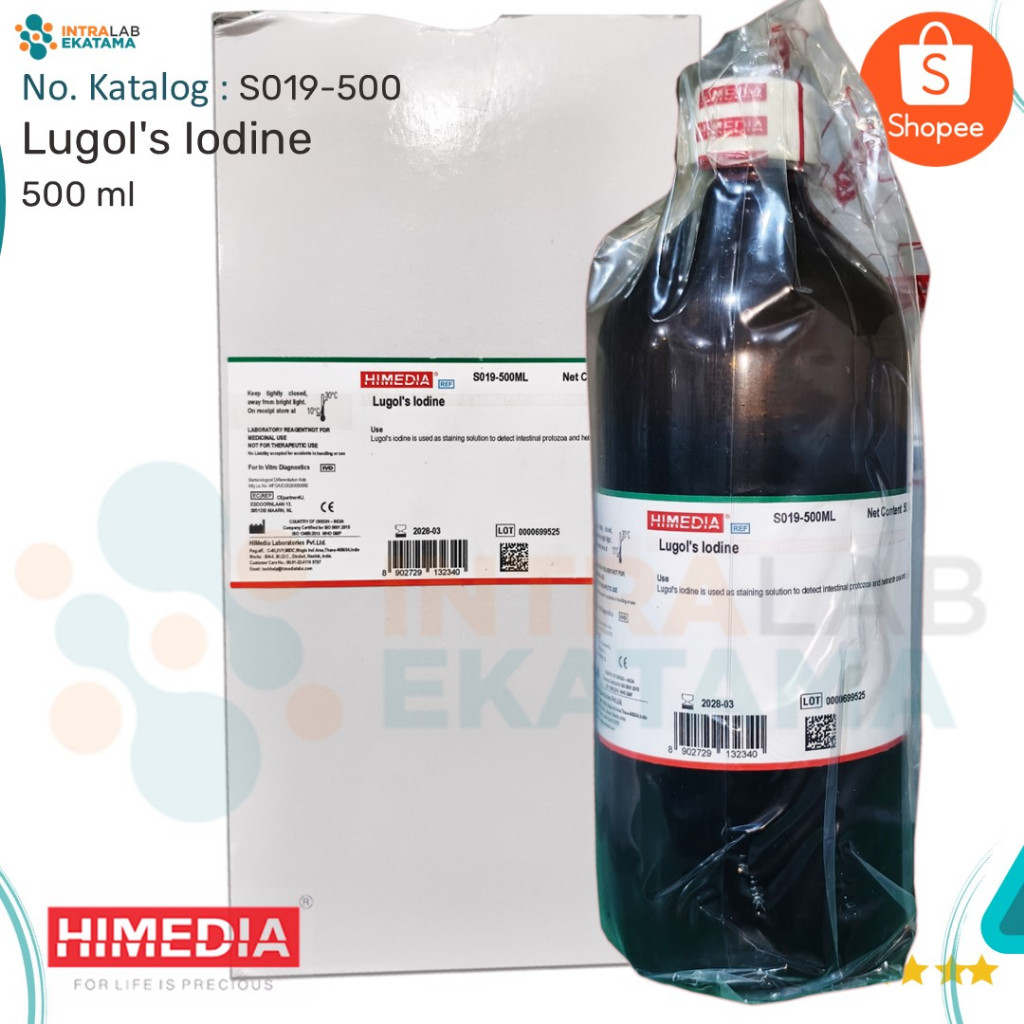 Lugol's Iodine, 500 ml, (S019), Himedia