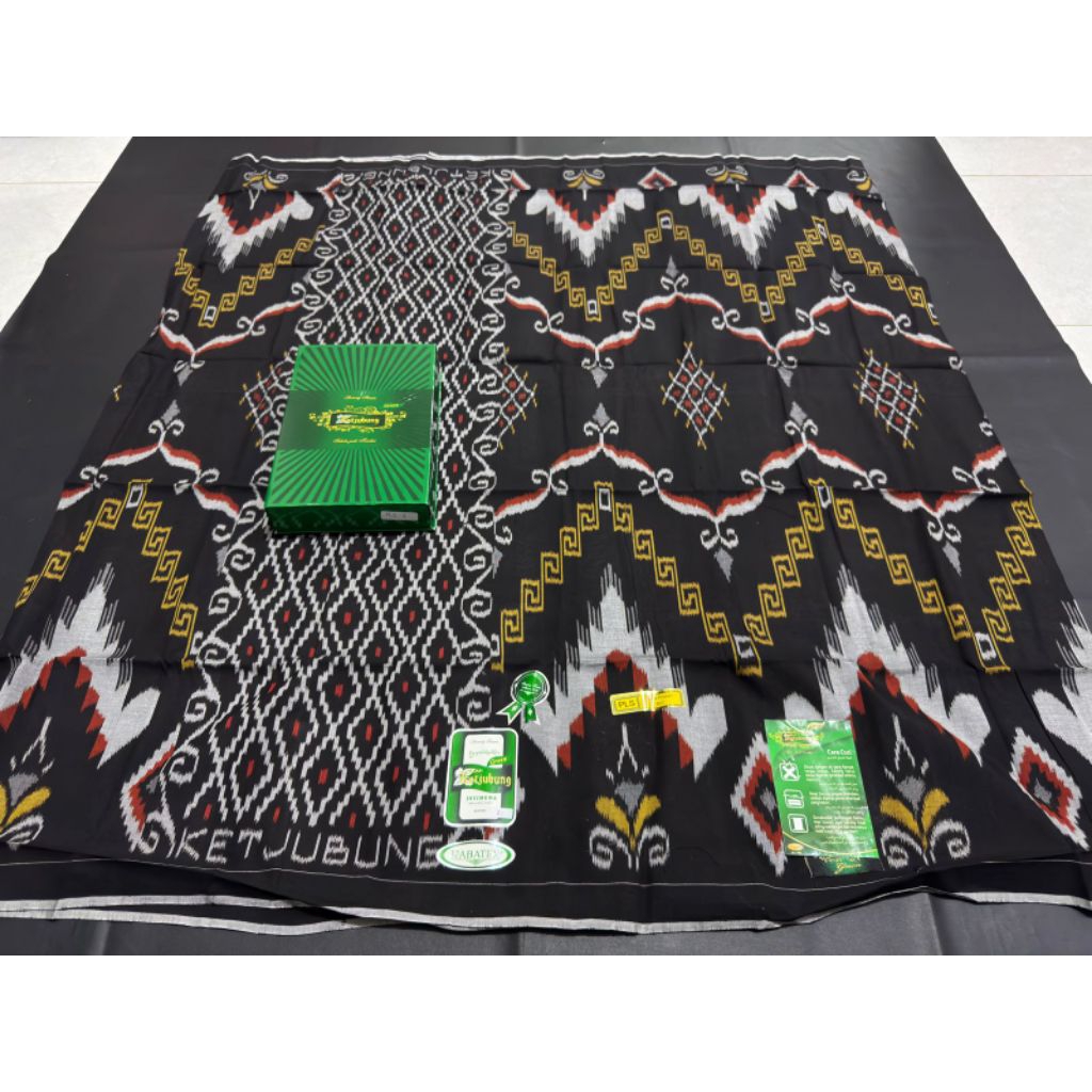 SARUNG KETJUBUNG TIPE PLS GREEN JAHIT TENGAH