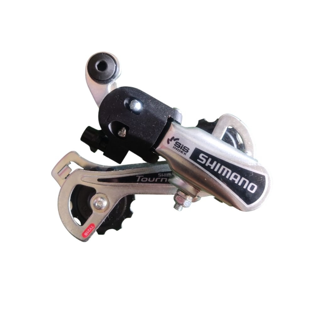 RD REAR DERAILLEUR SHIMANO TOURNEY SIS TY-21-B TY21 B BAUT L SILVER MEDIUM CAGE 6-7 SPEED