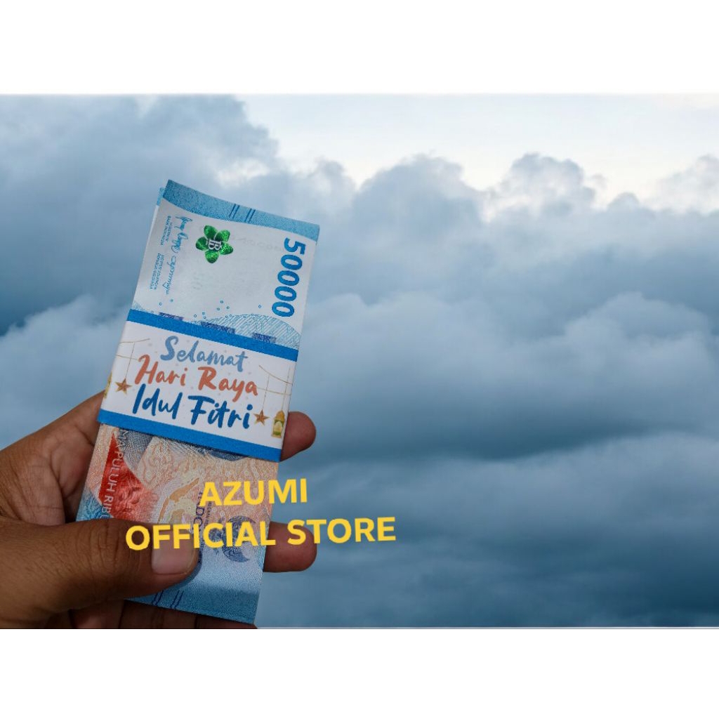 [ Baru ] sabuk uang THR / Pembatas uang Lebaran / Bundelan uang