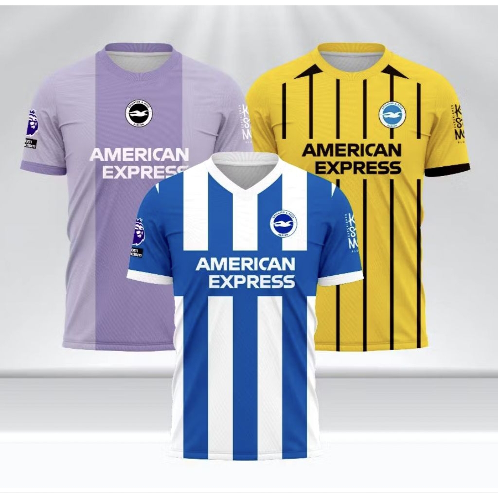 JERSEY BRIGHTON HOME AWAY THIRD 2026 FREE NAMESET