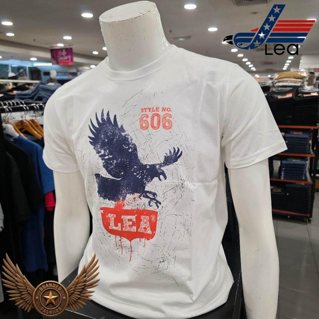 LEA JEANS KAOS LENGAN PENDEK 231.02.HF.00 PUTIH