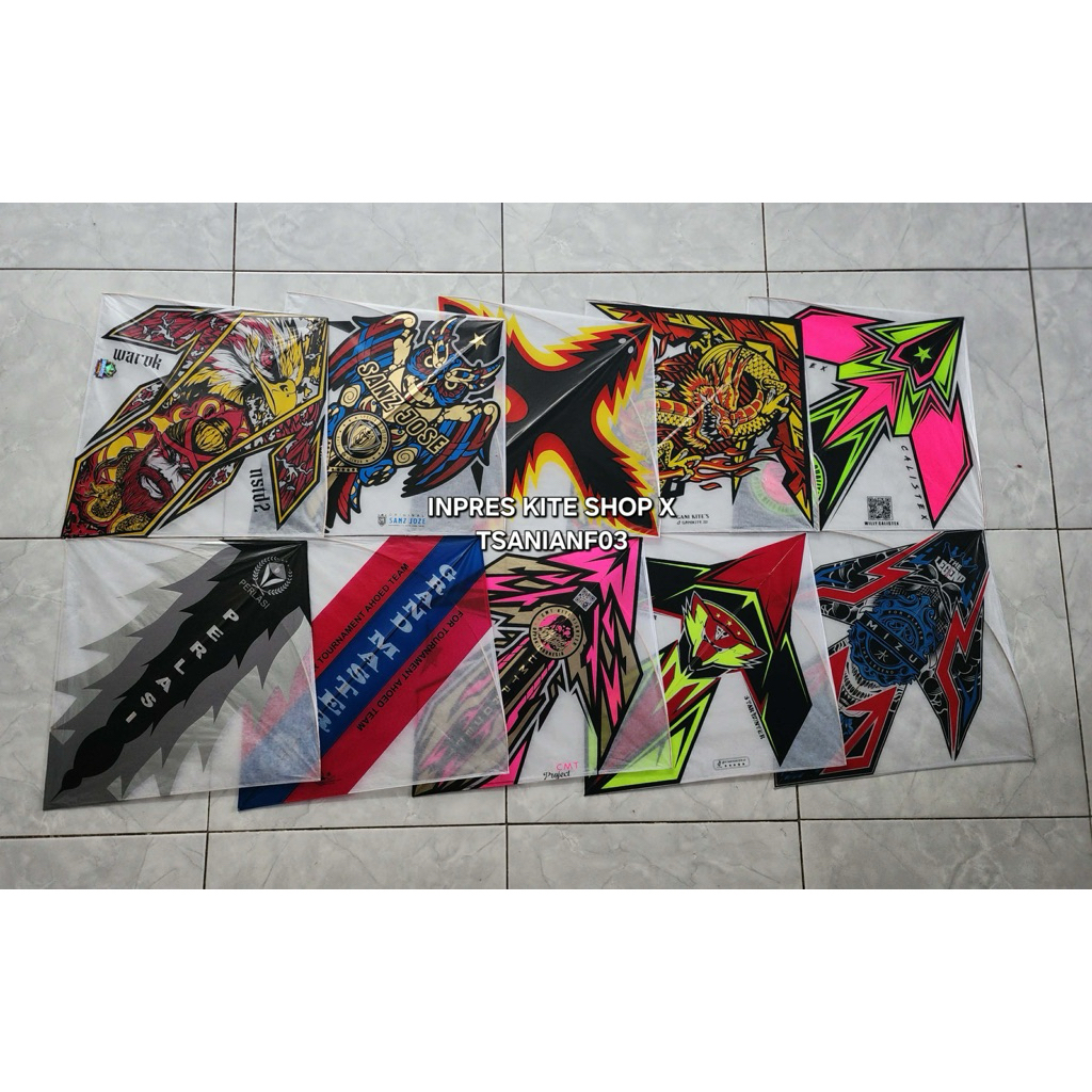 Paket Layangan Sukhoi Turnamen Warok X NSTD2 (10+1pcs)