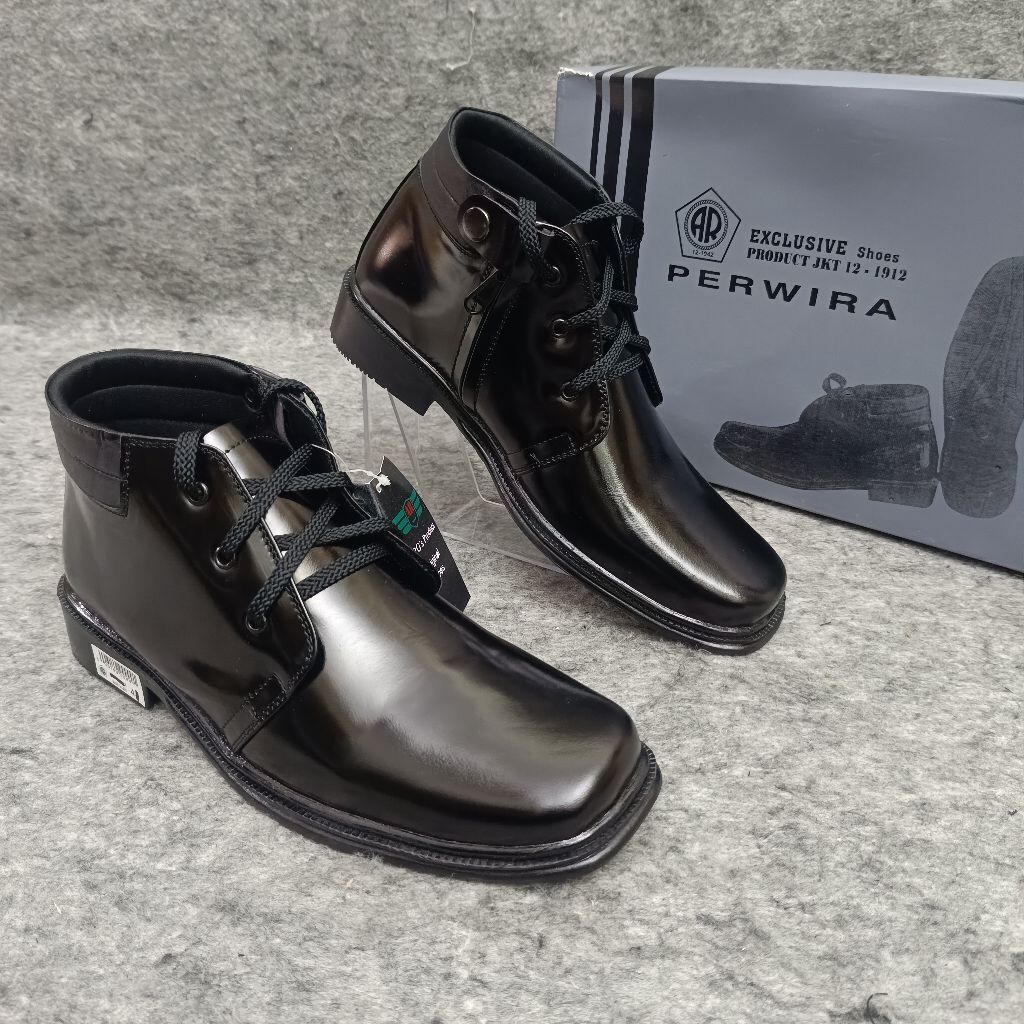 Sepatu PDH AR EXCLUSIVE PERWIRA 1912.S / Sepatu PDH Pria / Sepatu Dinas Pria