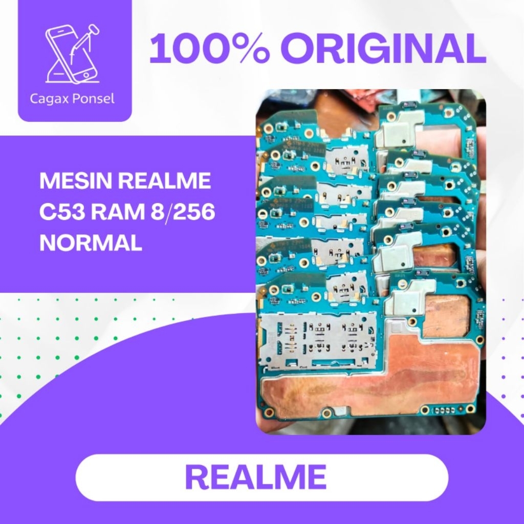 MESIN REALME C51 REALME C53 8/256 NORMAL BERGARANSI