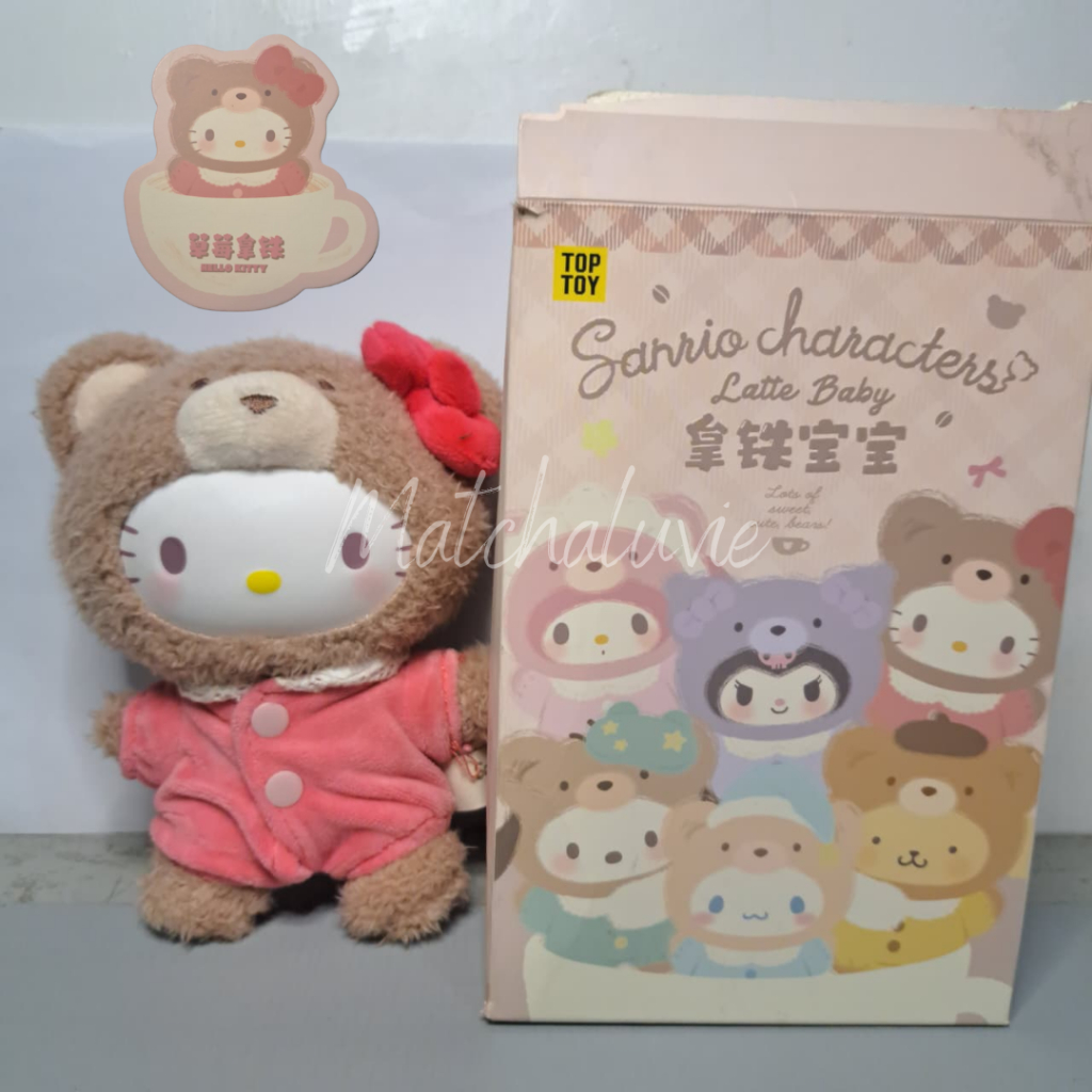ORIGINAL TOP TOY Sanrio Hello Kitty Latte Baby Blind Box Opened Selected BNFC -Chat for more detail-