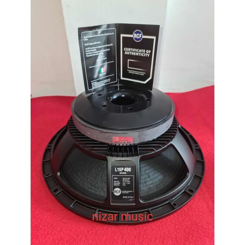 Komponen speaker RCF L15P400 M 15 Inch / RCF L15P400 M