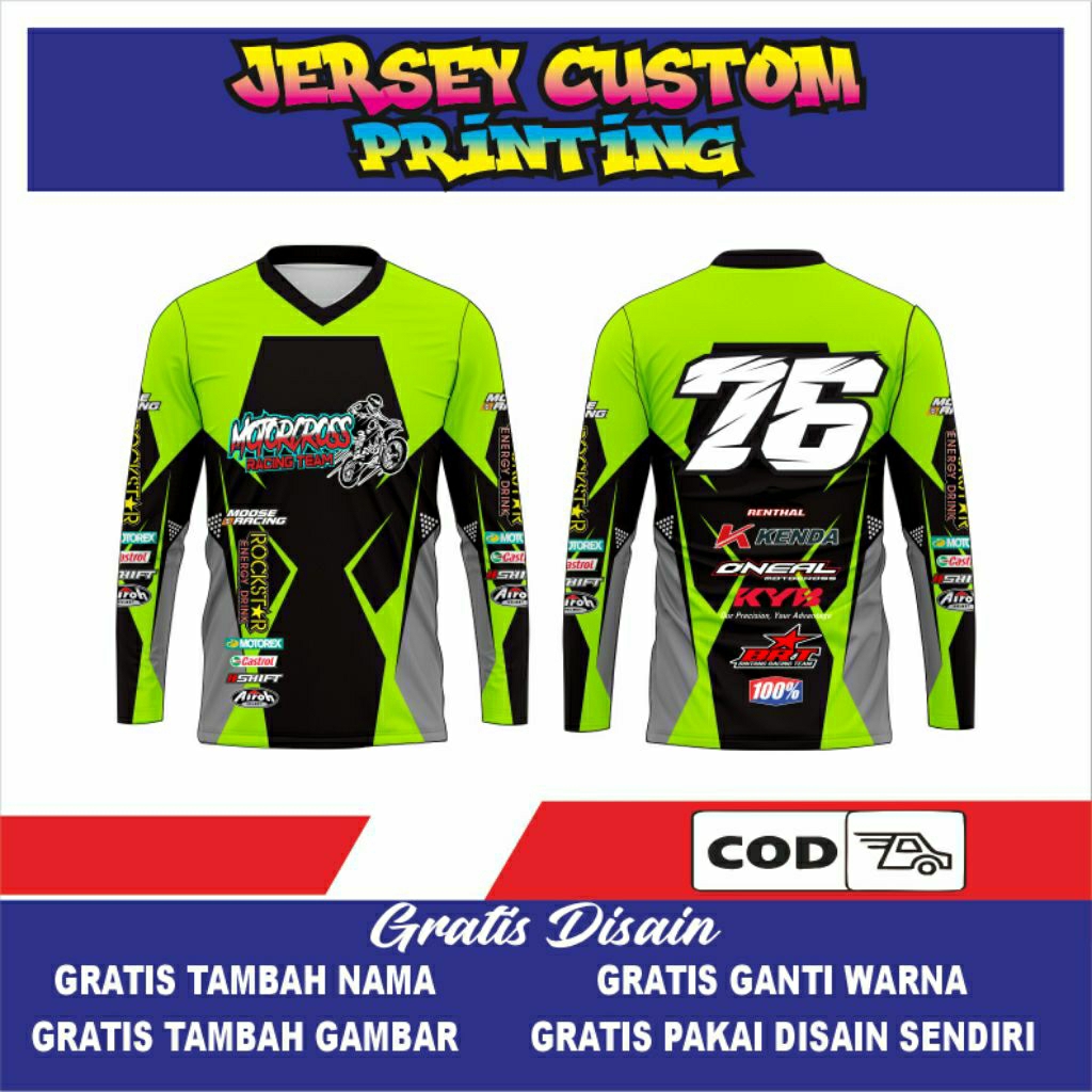 jersey motocross jersey trail custom