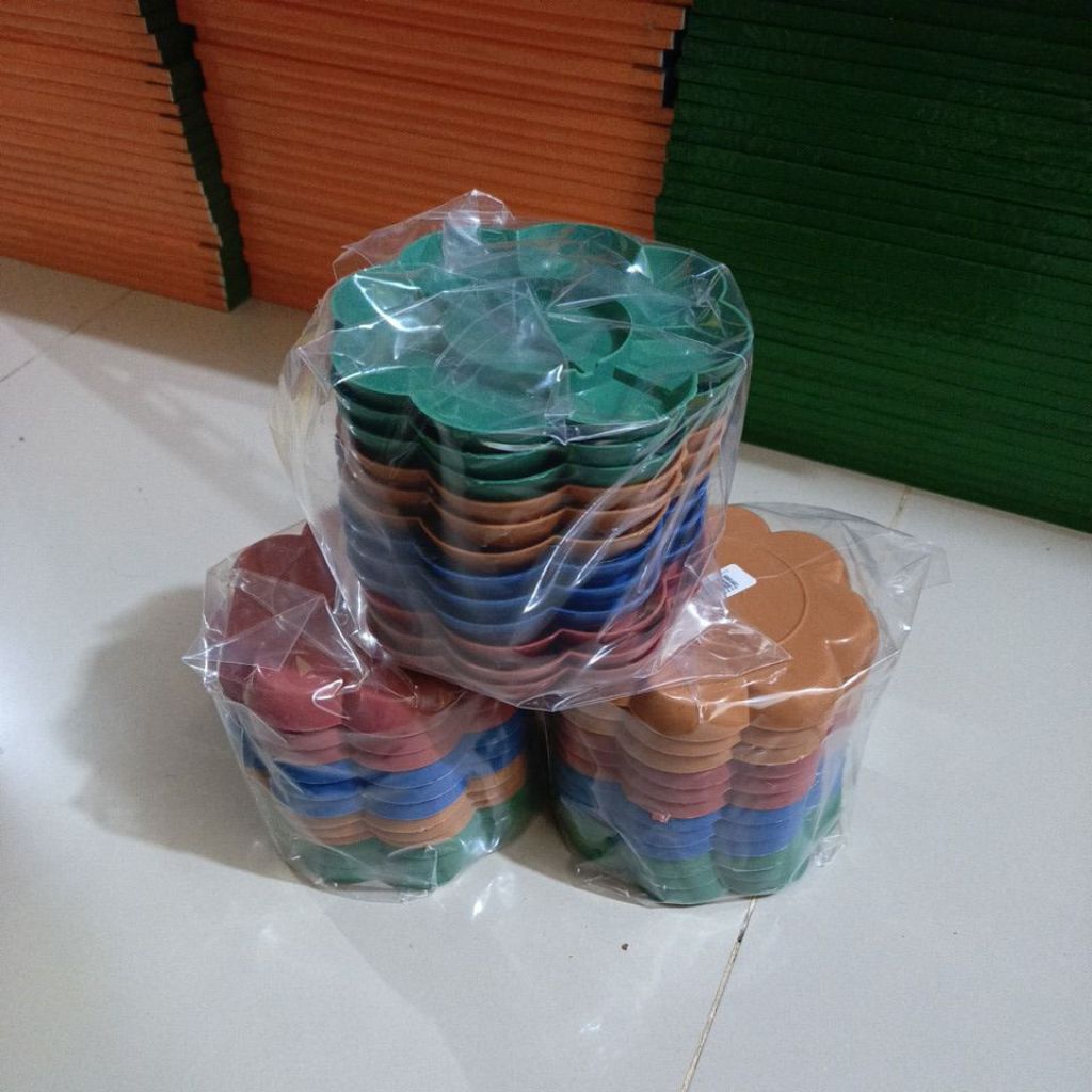 palet lukis plastik/palet cat air/tempat cat air