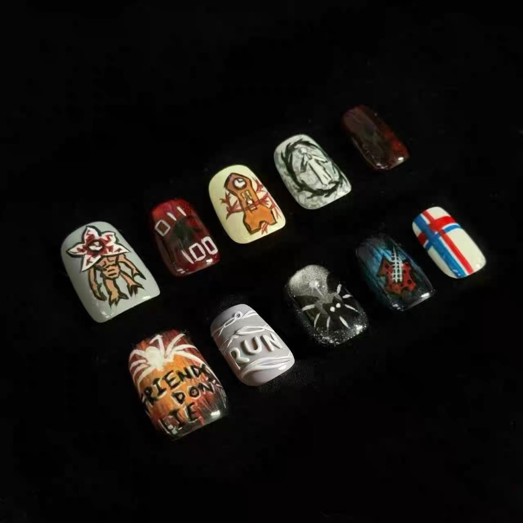 [PRE ORDER] Fake Nails Nail Art Stranger Things