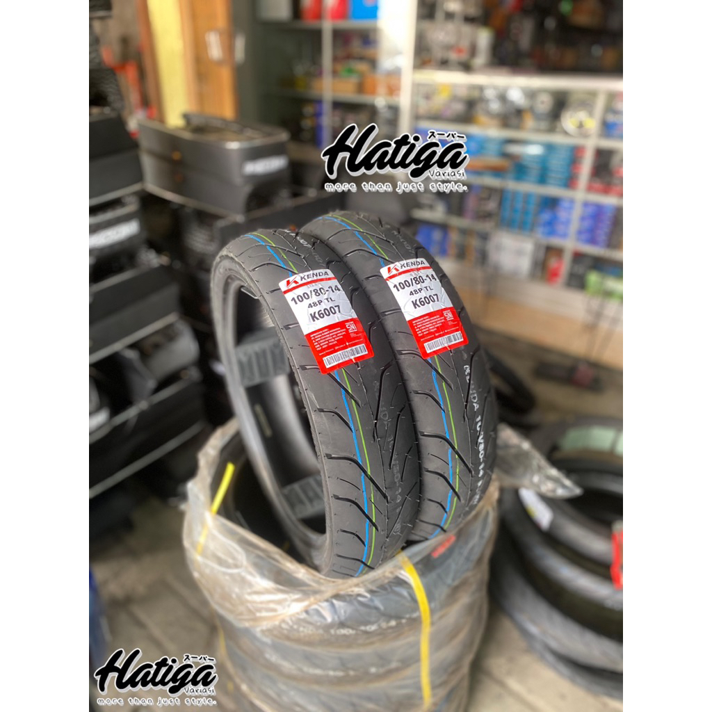 BAN KENDA K6007 TUBELESS KENDA MEDIUM COMPOUND 100/80 RING 14 TUBLES