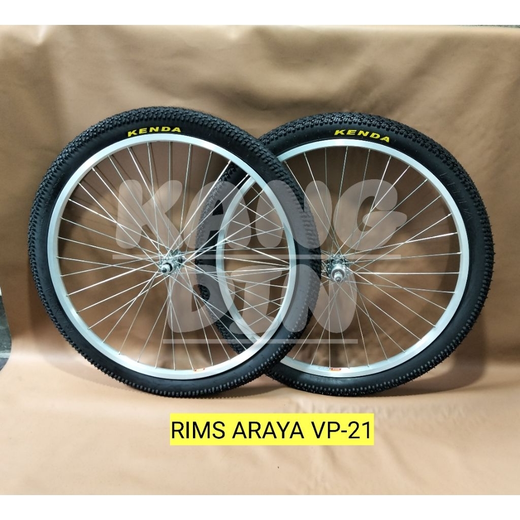 Wheelset Sepeda 26 MTB FEDERAL Rim Alloy Hub Besi GENIO Drat Ulir Ban Luar Dalam Depan Belakang