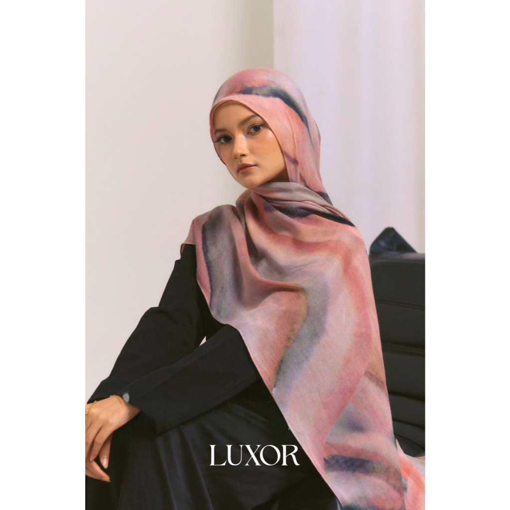 LUXOR Jewel Sediment Print | Printed Viscose Pashmina | Printed Modal