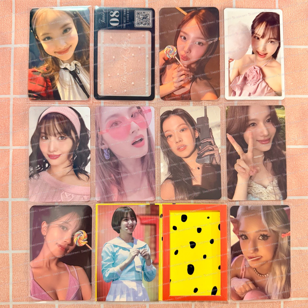 [BACA DESC] PC PHOTOCARD TWICE NAYEON MOMO SANA MINA CHAEYOUNG JEON SOMI GAME PLAN LD FORMULA OF LOV