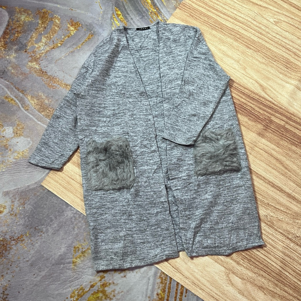 INGNI fur pocket wool coat Size M