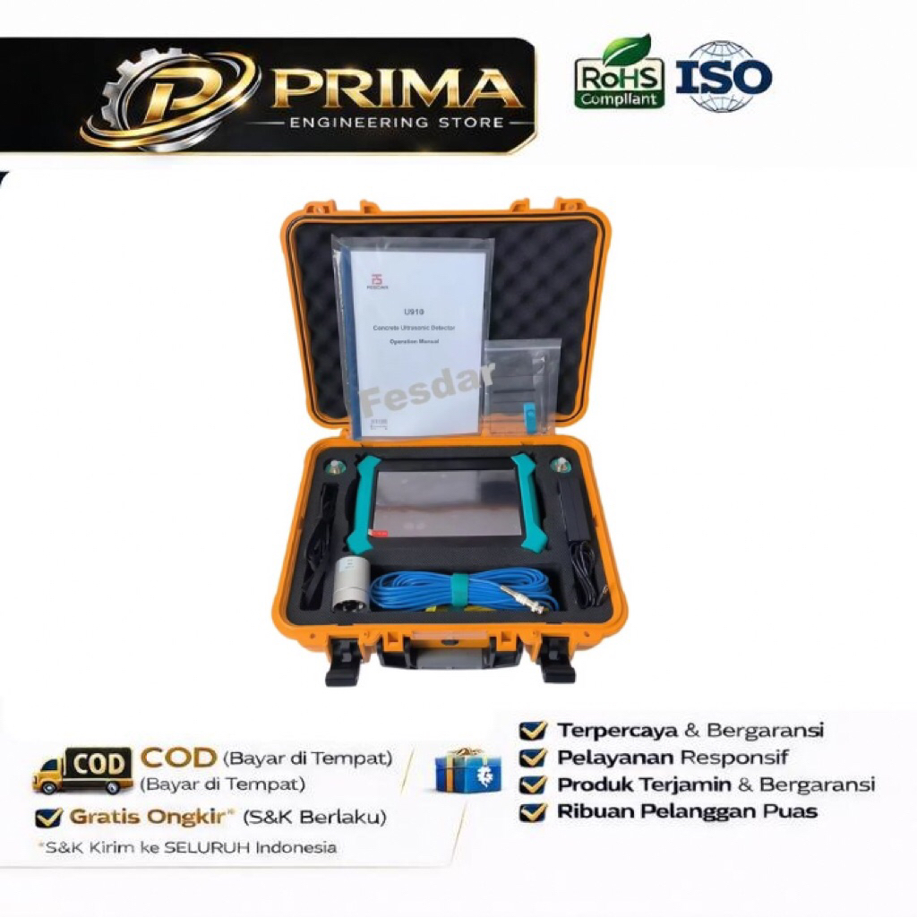 IWIN U910 Ultrasonic Pulse Velocity UPV TESTER U910