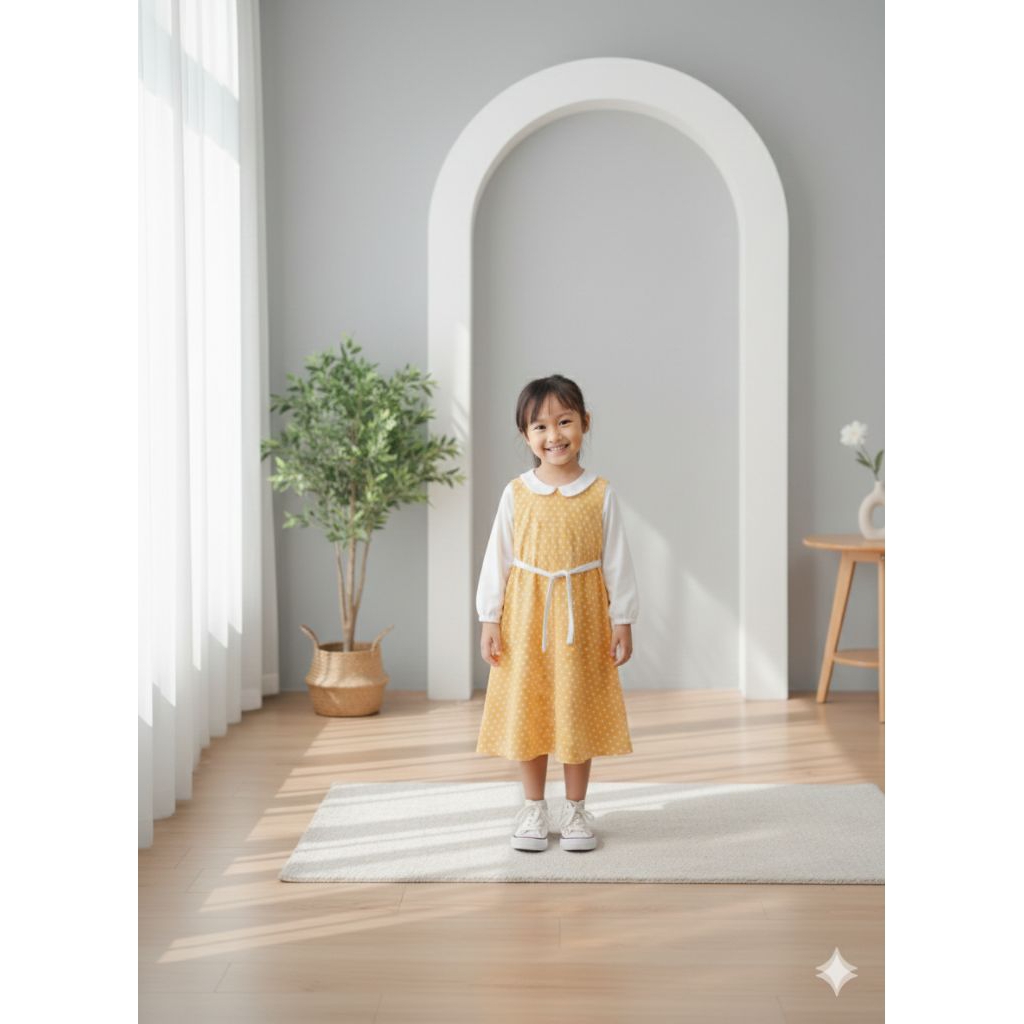 baju gamis anak 3/5 tahun