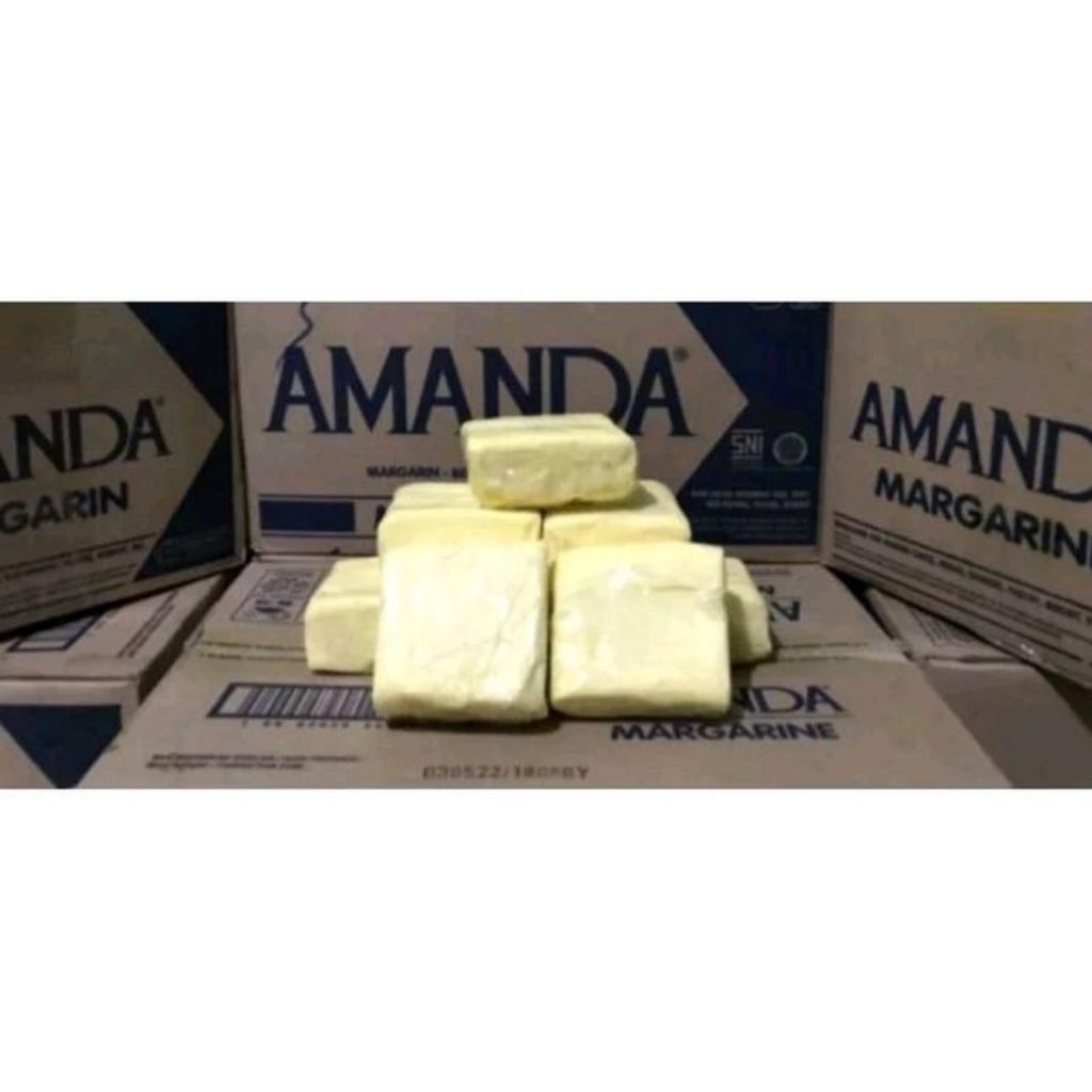 Amanda mentega kuning - Amanda putih- Amanda krim repack timbangan 250gr