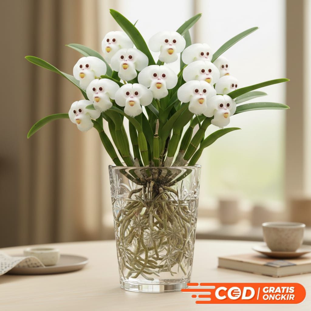 promo murah anggrek dendrobium import dracula simia / anggrek monyet