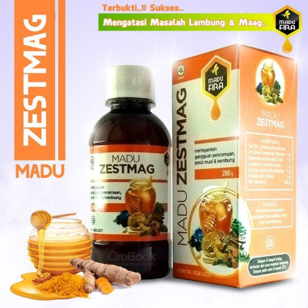 [READY] Madu Zestmag Asli 100% Original - Madu Herbal Asam lambung