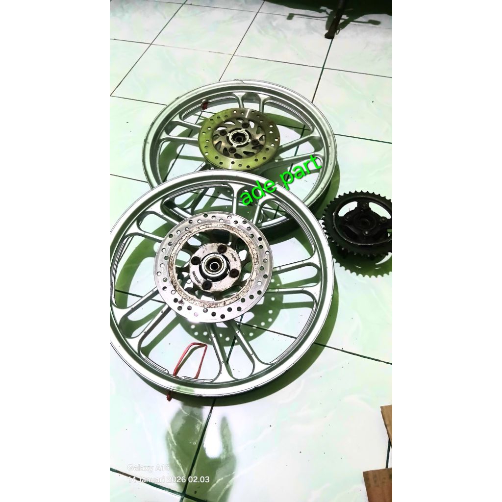 Velg Racing Depan Belakang Honda Cs1 Fulset PNP Supra x 125. Sonic150R Supra GTR. Cbr 150 Blade new 