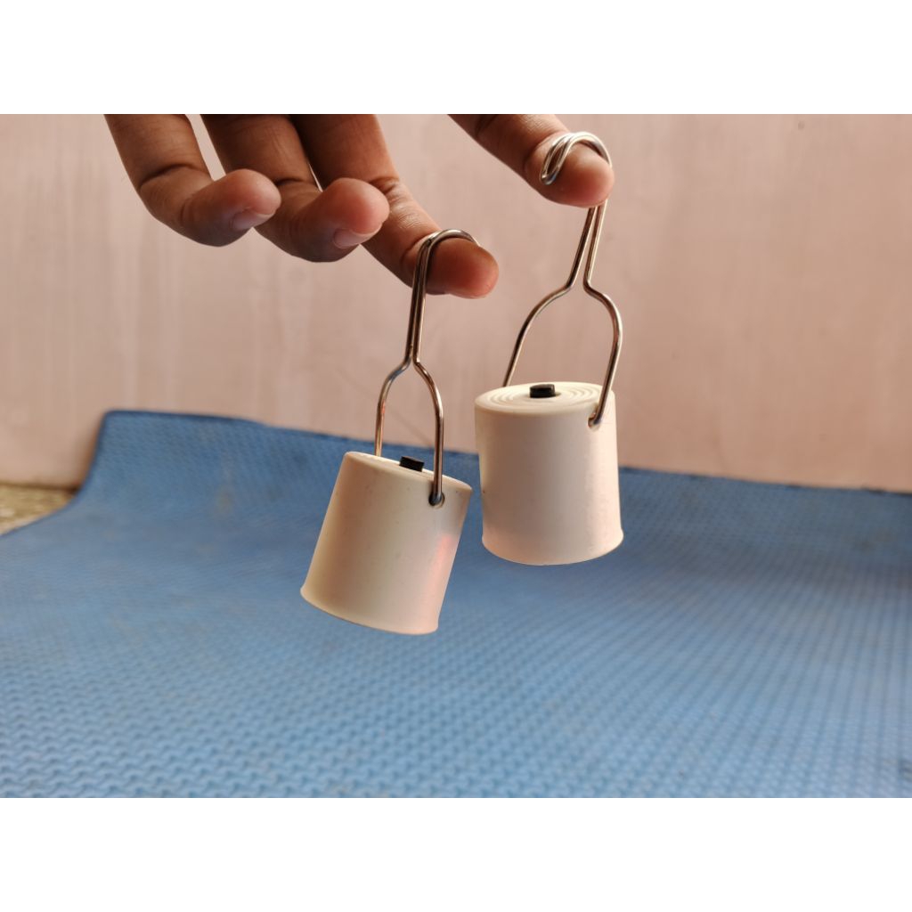 Gantungan Lampu Fitting Lampu Emergency atau Magic Isi Baterai Dengan Tombol